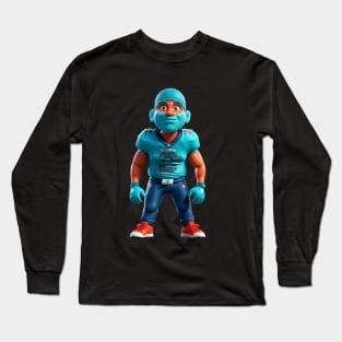 Miami Dolphin Characters Long Sleeve T-Shirt